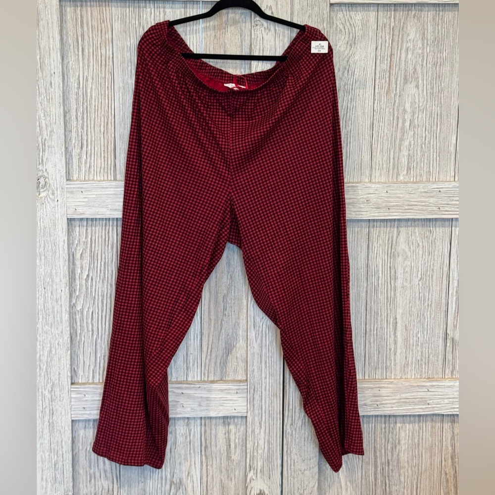 Charter Club Women’s Checkered Pants sz 2X NWT